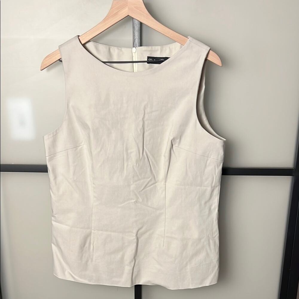 Estelle and Finn Cream Structured Tank Size 10